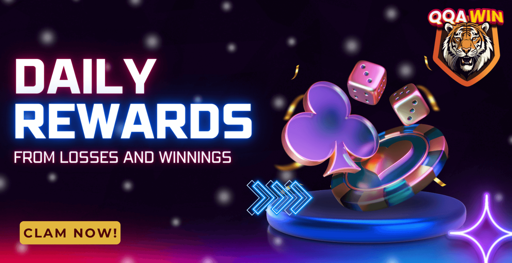 QQAWIN Premium Casino Banner