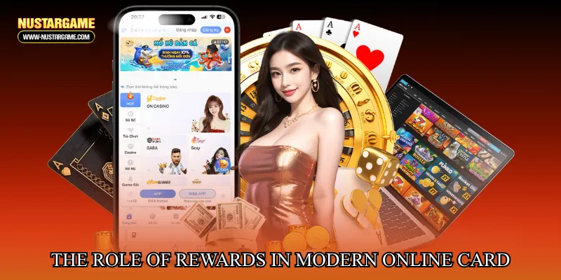 The role of rewards in modern online card entertainment