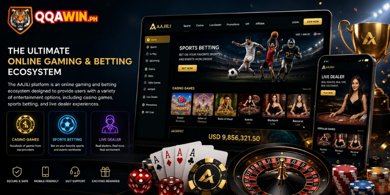 The AAJILI platform is an online gaming and betting ecosystem