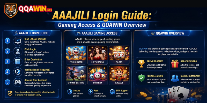 AAAJILI Login Guide: Gaming Access & QQAWIN Overview