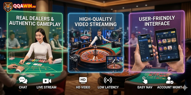 Key Features of FB777 Live Casino